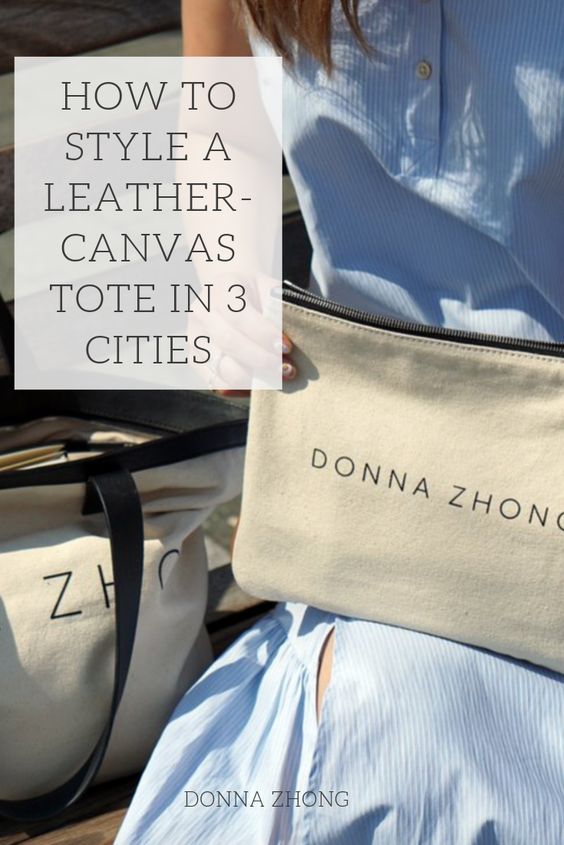 Tote Bag in 3 Cities | Traveling with #DonnaZhong