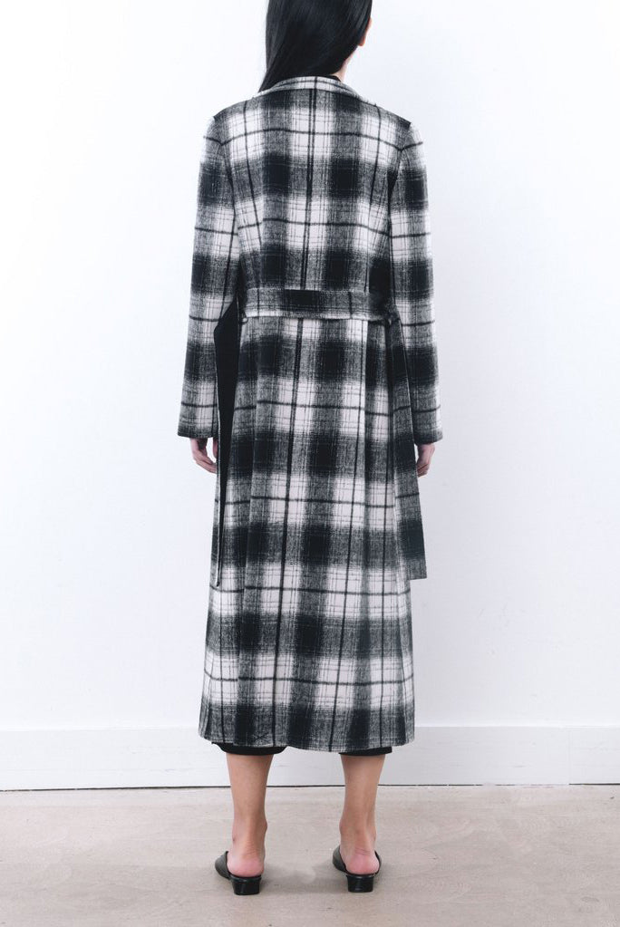 Wool Checker Robe - 2s-twoways